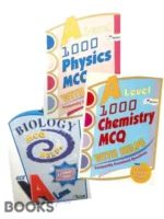A Level 1000 MCQs with Helps Redspot – 3 Book Bundle