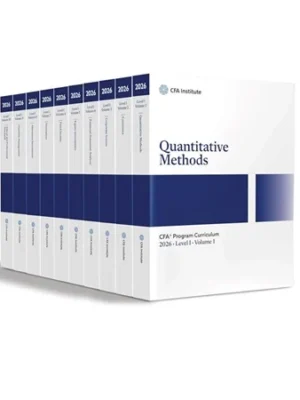 CFA Program Curriculum Level 1 2026 10 Volume Set by Wiley