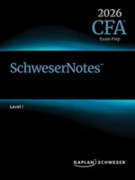 Kaplan Schweser CFA Level 1 Notes 2026 with Quicksheet