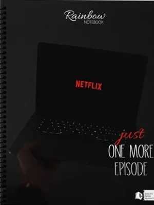 Netflix Laptop Spiral Notebook