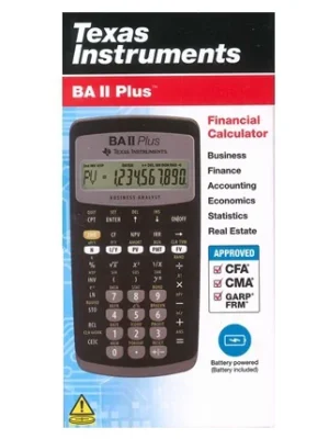 Texas Instruments BA II Plus Financial Calculator