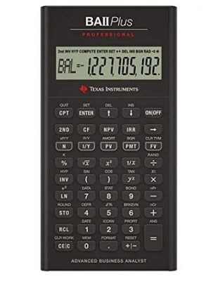 Texas Instruments BA II Plus Financial Calculator