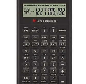 Texas Instruments BA II Plus Financial Calculator