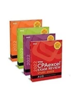 Wiley CPA excel Exam Review 2022 Study Guide Set