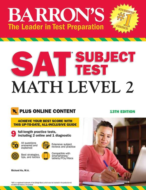 Barron’s SAT Subject Test Math Level 2 8th Edition
