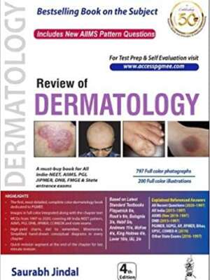 Review of dermatology by Saurabh jindal 4th edition