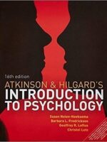 Atkinson and Hilgards Introduction to Psychology 16th Edition