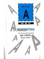 A Level Accounting Yearly Unsolved Past Papers upto Nov 2020