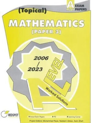 A Level Topical Mathematics Paper 3 2024 Edition Redspot