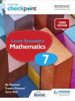 Cambridge Checkpoint Lower Secondary Mathematics Students Book 7 3rd Edition