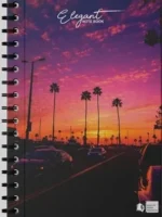 Aesthetic Sunset Spiral Notebook