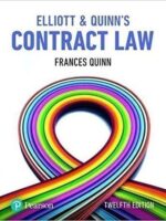 Contract Law 12th Edition by Elliot & Quinn Pearson
