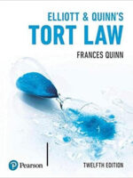 Elliott & Quinn Tort Law 12th Edition