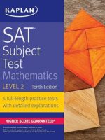 Kaplan SAT Subject Test Mathematics Level 2 10th Edition