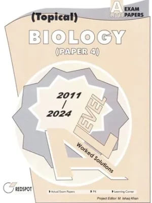 Redspot A Level Biology Paper 4 Topical 2025 Edition