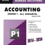 Redspot AS Level Classfied Accounting Paper 1 2025 Edition