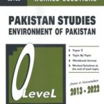 Redspot O Level Pakistan Studies Geography Classified Paper 2