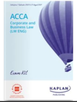Kaplan ACCA F4 Corporate and Business Law Exam Kit 2025