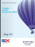 Kaplan ACCA F6 Taxation (TX-UK) FA24 Study Text 2025-2026