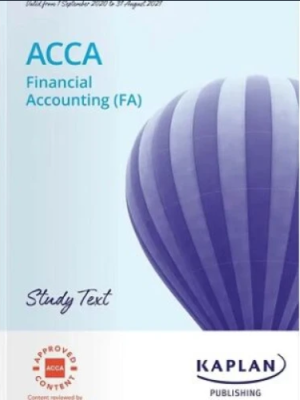 Kaplan ACCA F3 Financial Accounting (FA) Study Text 2025