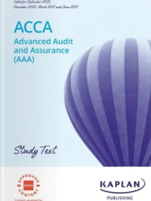 Kaplan ACCA P7 Advanced Audit and Assurance (AAA) Study Text 2025